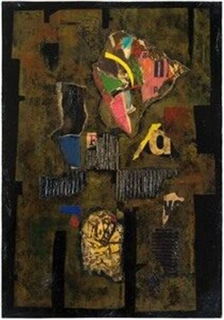 Structure with letters by Jan Kubicek - Auction record, sale price, and art valuation. Compare with similar artists and explore comparable artworks.
