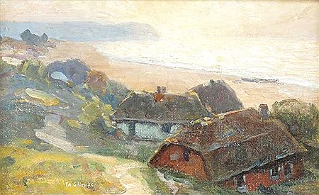 Fischerhäuser on the coast (probably Rügen)