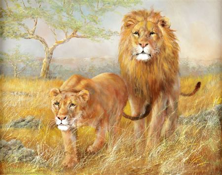 Sample artwork by Wolfgang Kaiser (Born 1941), known for painting - View similar artists and auction records