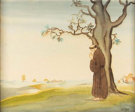 San Francesco under the olive tree