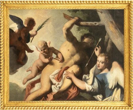 San Sebastiano healed by angels