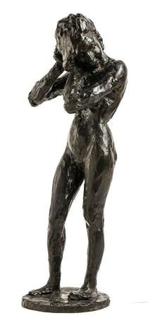 Woman fixing her hair
