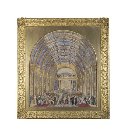 The Official Opening of 'The National Exhibition of the Arts, Manufactures and Products of Ireland' Cork by James Mahoney - Auction record, sale price, and art valuation. Compare with similar artists and explore comparable artworks.