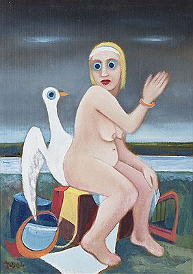 Sample artwork by Jack Donovan (1934 - 2014), known for painting - View similar artists and auction records