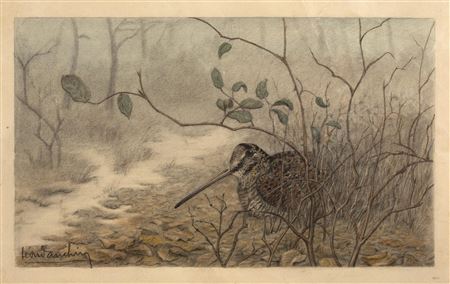 Woodcock by Leon Danchin - Auction record, sale price, and art valuation. Compare with similar artists and explore comparable artworks.