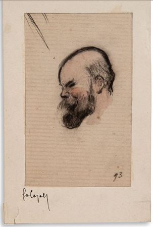 Original DRAWING, Head of Paul Verlaine by Frederic-Auguste Cazals - Auction record, sale price, and art valuation. Compare with similar artists and explore comparable artworks.