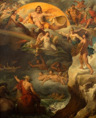 Allegory of the Battle of Grand Port in August 1810