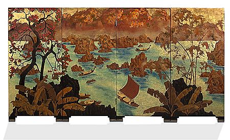 Landscape with junks, 1943