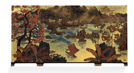 Landscape with junks