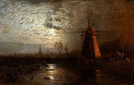 Boddenlandschaft mit Mühle bei Barth by Louis Douzette - Auction record, sale price, and art valuation. Compare with similar artists and explore comparable artworks.