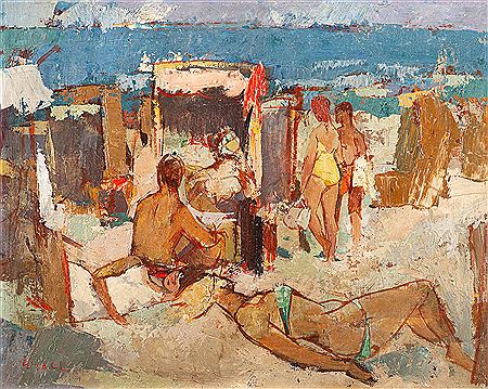 Sample artwork by Fritz Eisel (1929 - 2010), known for painting - View similar artists and auction records