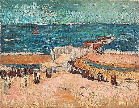 Sample artwork by Otto Niemeyer-Holstein (1896 - 1984), known for painting, founding member of "der große bär" artists' group - View similar artists and auction records