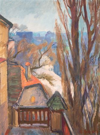 Pillnitzer Landstrasse in the snow by Egon Pukall - Auction record, sale price, and art valuation. Compare with similar artists and explore comparable artworks.
