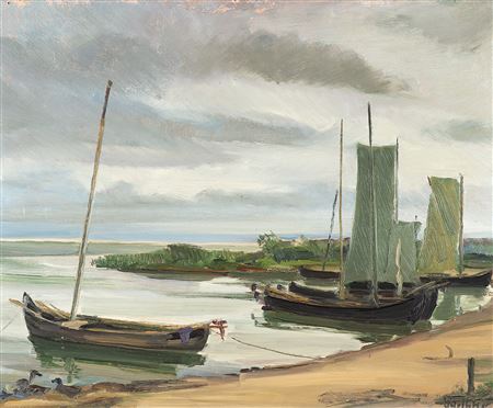 Small port near Rossitten