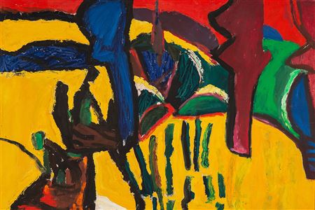 Sample artwork by Fritz Keller (1915 - 1994), known for painting - View similar artists and auction records