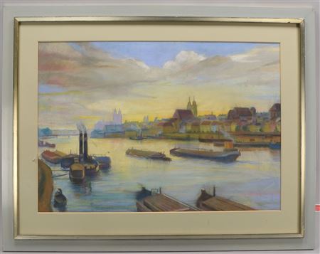 'Elbe bei Magdeburg'