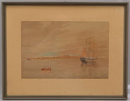 'Dreimaster' by Heinrich Giebel - Auction record, sale price, and art valuation. Compare with similar artists and explore comparable artworks.