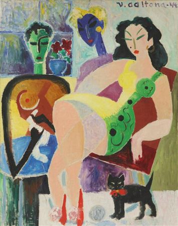 Sample artwork by Veikko Aaltona (1910 - 1990), known for painting - View similar artists and auction records