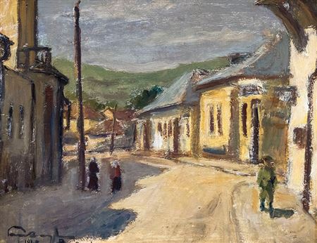 Street in Babadag by Ioan Papazoglu - Auction record, sale price, and art valuation. Compare with similar artists and explore comparable artworks.