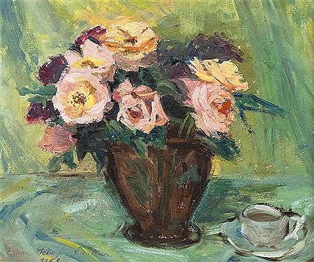 "Trandafiri" by Elena Petraglu - Auction record, sale price, and art valuation. Compare with similar artists and explore comparable artworks.