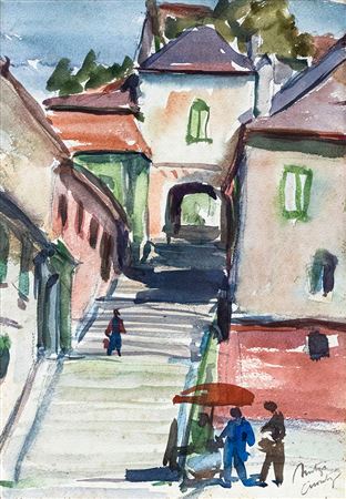 Sample artwork by Nutzi Acontz (1894 - 1957), known for painting - View similar artists and auction records