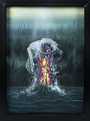 Wet flame
