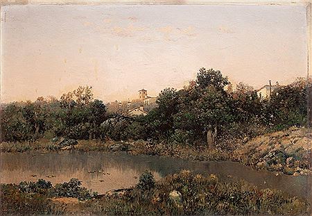 Sample artwork by Jose Franco Y Cordero (1851 - 1910), known for landscape painting - View similar artists and auction records