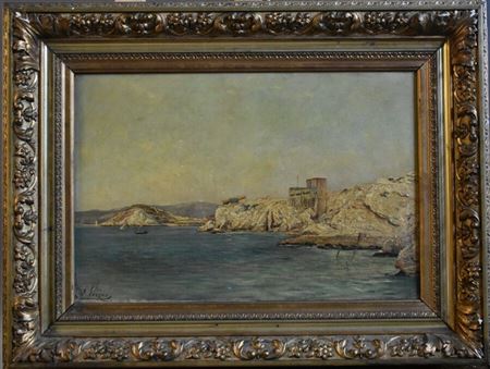 Coastal Landscape by Eugène Vergez - Auction record, sale price, and art valuation. Compare with similar artists and explore comparable artworks.