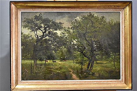Landscape with cows