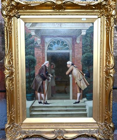 'After You Sir' by Francis Philip Barraud - Auction record, sale price, and art valuation. Compare with similar artists and explore comparable artworks.