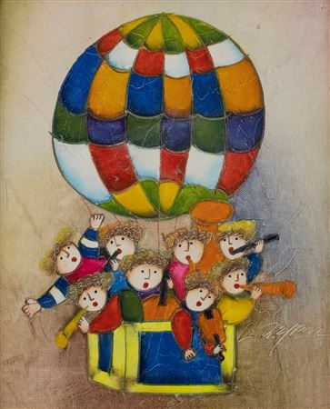 Baloon by Joyce Roybal - Auction record, sale price, and art valuation. Compare with similar artists and explore comparable artworks.