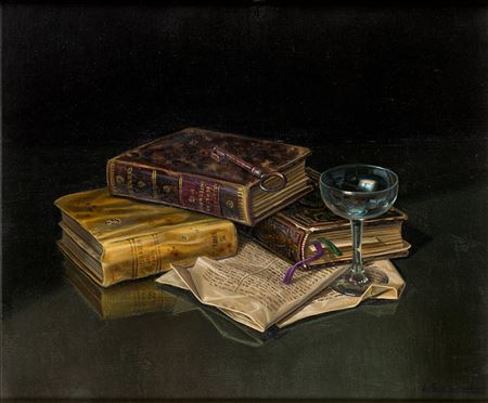 Sample artwork by Jose Luis Lopez Escalada (Born 1954), known for painting - View similar artists and auction records