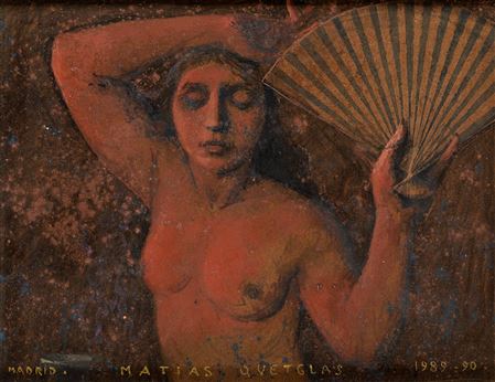 "DESNUDO CON ABANICO"