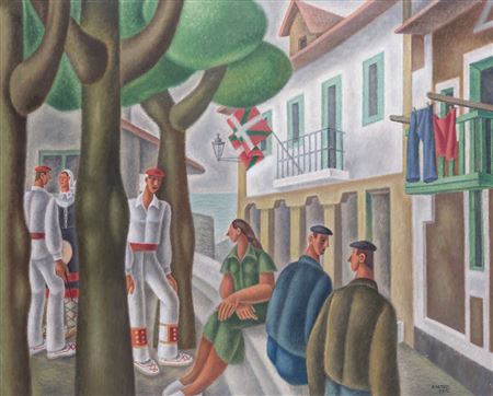 "FIESTA EN EL VIEJO PUERTO DE ALGORTA"