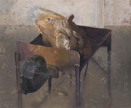 "Meat grinder", 1987 by Antonio Maya Cortes - Auction record, sale price, and art valuation. Compare with similar artists and explore comparable artworks.
