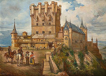 View of the Alcazar of Segovia by Emilio Dalmau - Auction record, sale price, and art valuation. Compare with similar artists and explore comparable artworks.