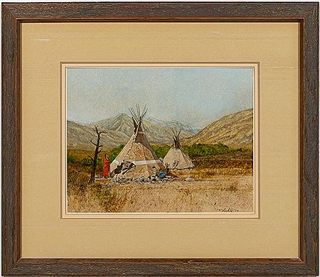 "Landscape with Native Americans" -1979