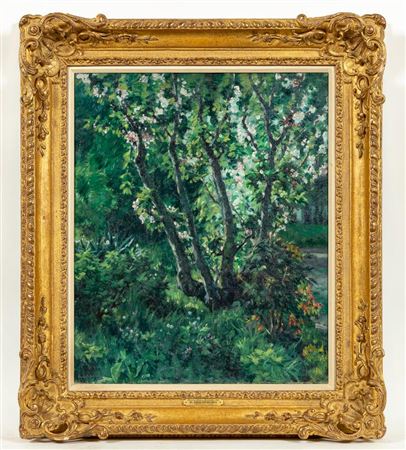 "Blossom Time, Left of Path, Marlotte" -1902