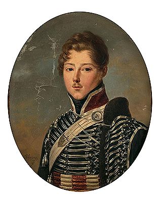 Portrait of Count Septime de Villeneuve in the uniform of a lieutenant hussar of the Royal Guard and Portrait of his mother, Countess René de Villeneuve, née Appoline de Guibert (2) by Henri-Nicolas Gorp - Auction record, sale price, and art valuation. Compare with similar artists and explore comparable artworks.