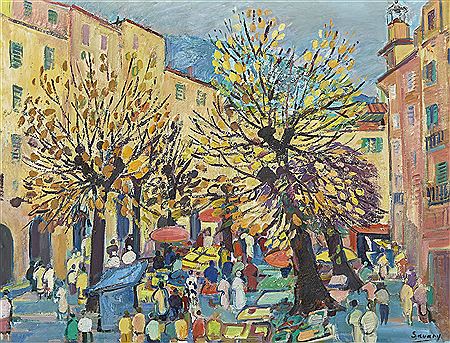 Sample artwork by Robert Savary (1920 - 2000), known for figure, genre - View similar artists and auction records