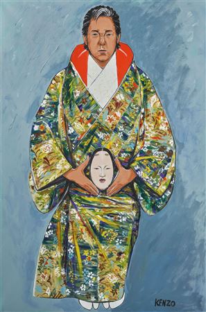 Sample artwork by Kenzo Takada (1939 - 2020), known for fashion design, painting, printmaking, costume design - View similar artists and auction records