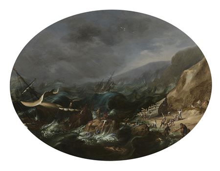 Scène de naufrage sur une côte méditerranéenne by Filippo Angeli - Auction record, sale price, and art valuation. Compare with similar artists and explore comparable artworks.