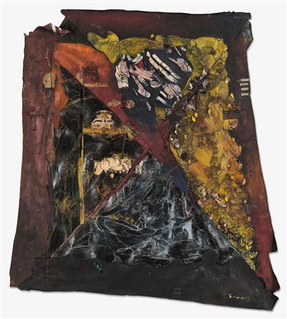Sample artwork by Samson Mnisi (1971 - 2022), known for paintings - View similar artists and auction records