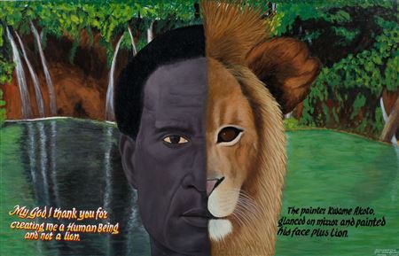 My God, I thank you for creating me a Human Being and not a lion, 2011