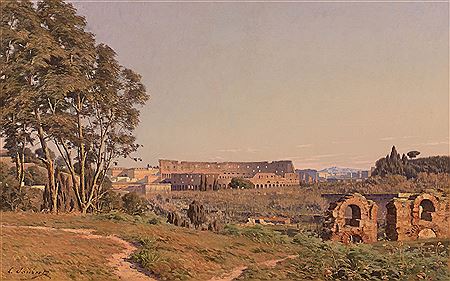Vue du Colisée prise du Palatin, Rome
