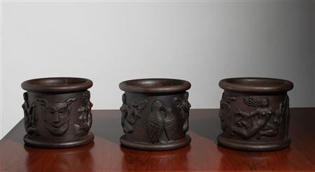 Suite of three garden pots - creation 1925
