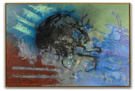 Sample artwork by Shuck One (Born 1970), known for graffiti art - View similar artists and auction records