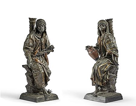 Couple de nubiens, 1865