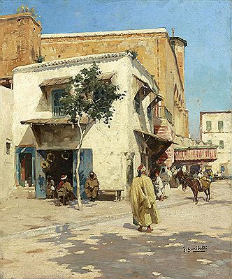 Rue ensoleillée