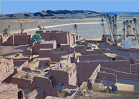 Ouarzazate, 1928 by Jacques Majorelle - Auction record, sale price, and art valuation. Compare with similar artists and explore comparable artworks.